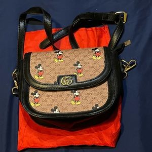 Mickey Mouse GG crossbody purse